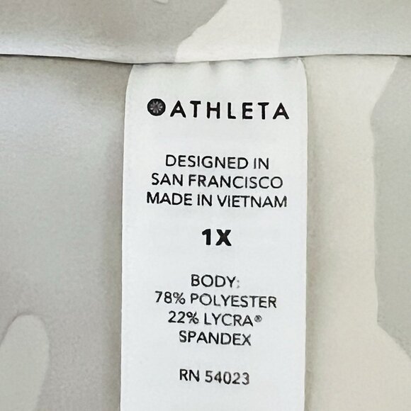 ATHLETA Women's Elation Camo 7/8 Taupe Tight Leggings Size 1X Activewear NWT - Picture 8 of 12